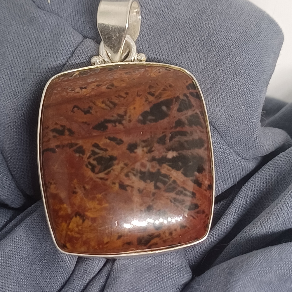 Gemstone Mahogany Obsidian Pendant - Picture 10 of 15